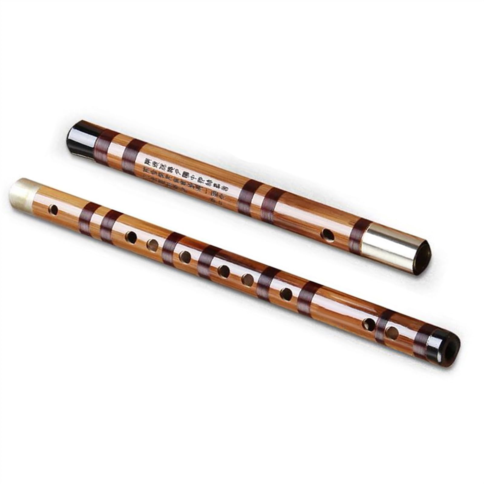 尺八 本体 竹製 6穴 尺八 晴邦作 竹製 6穴 本体 2点セット ケース付 尺